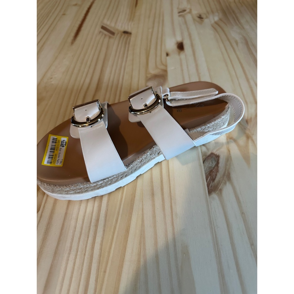 Art Class Kids White Buckle Platform Sandal Single Right Shoe Size 2